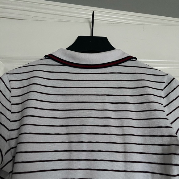 AUTH. GUCCI STRIPE COLLAR SHIRT UNISEX XS - Picture 6 of 11